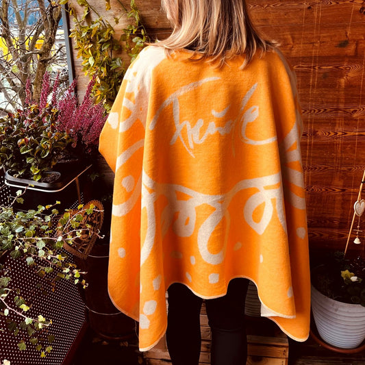 Poncho-Decke "Freude"