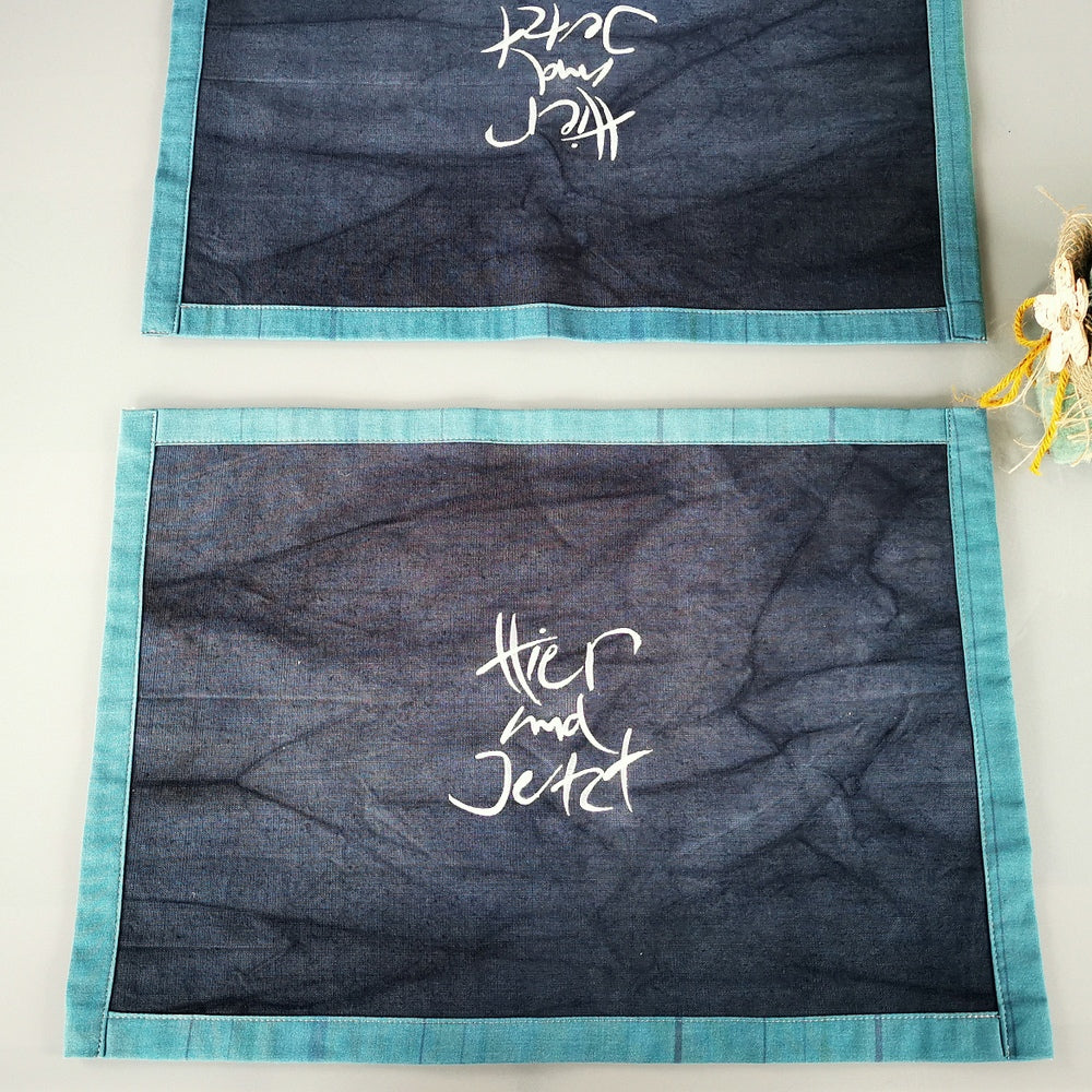 1 Tischset "Hier und Jetzt"