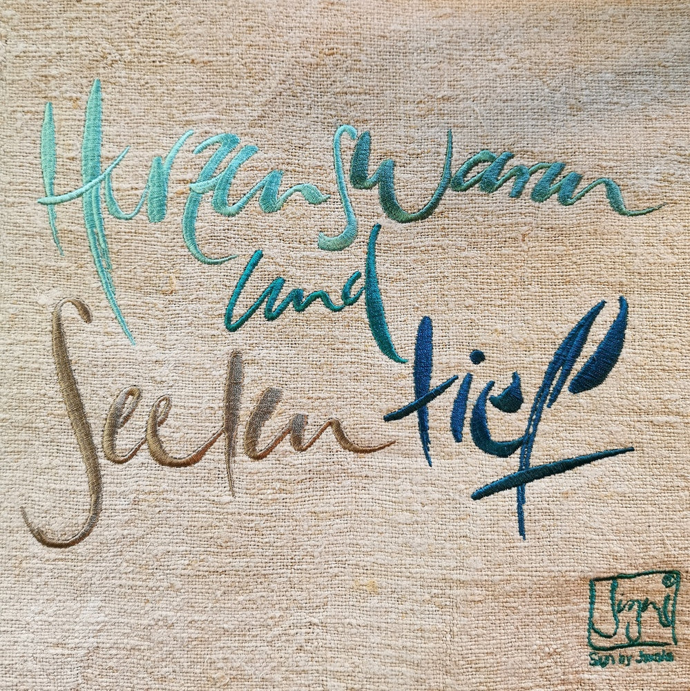 Haussegen "Herzenswarm und Seelentief"