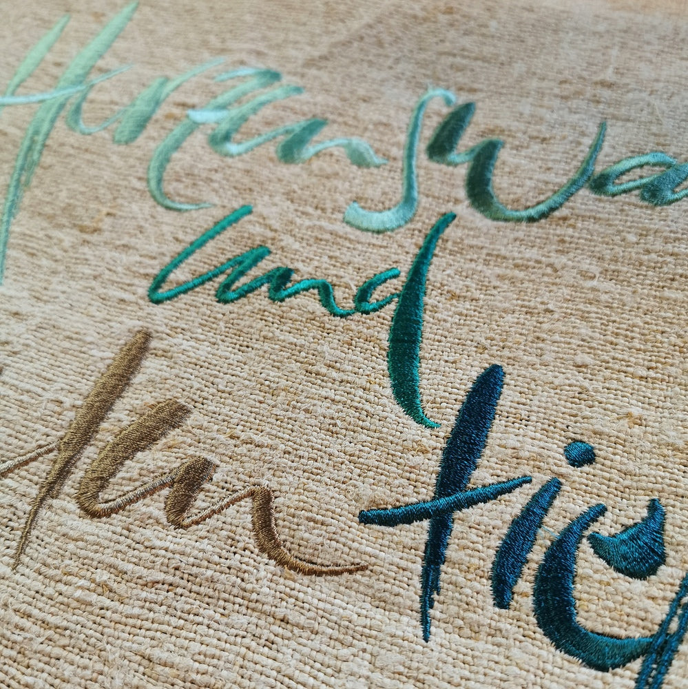 Haussegen "Herzenswarm und Seelentief"