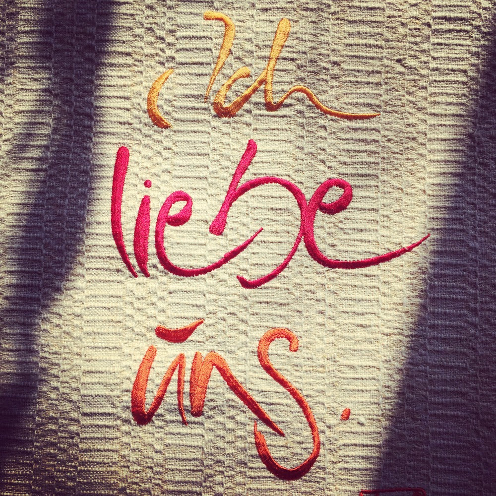 Haussegen "Ich liebe uns"