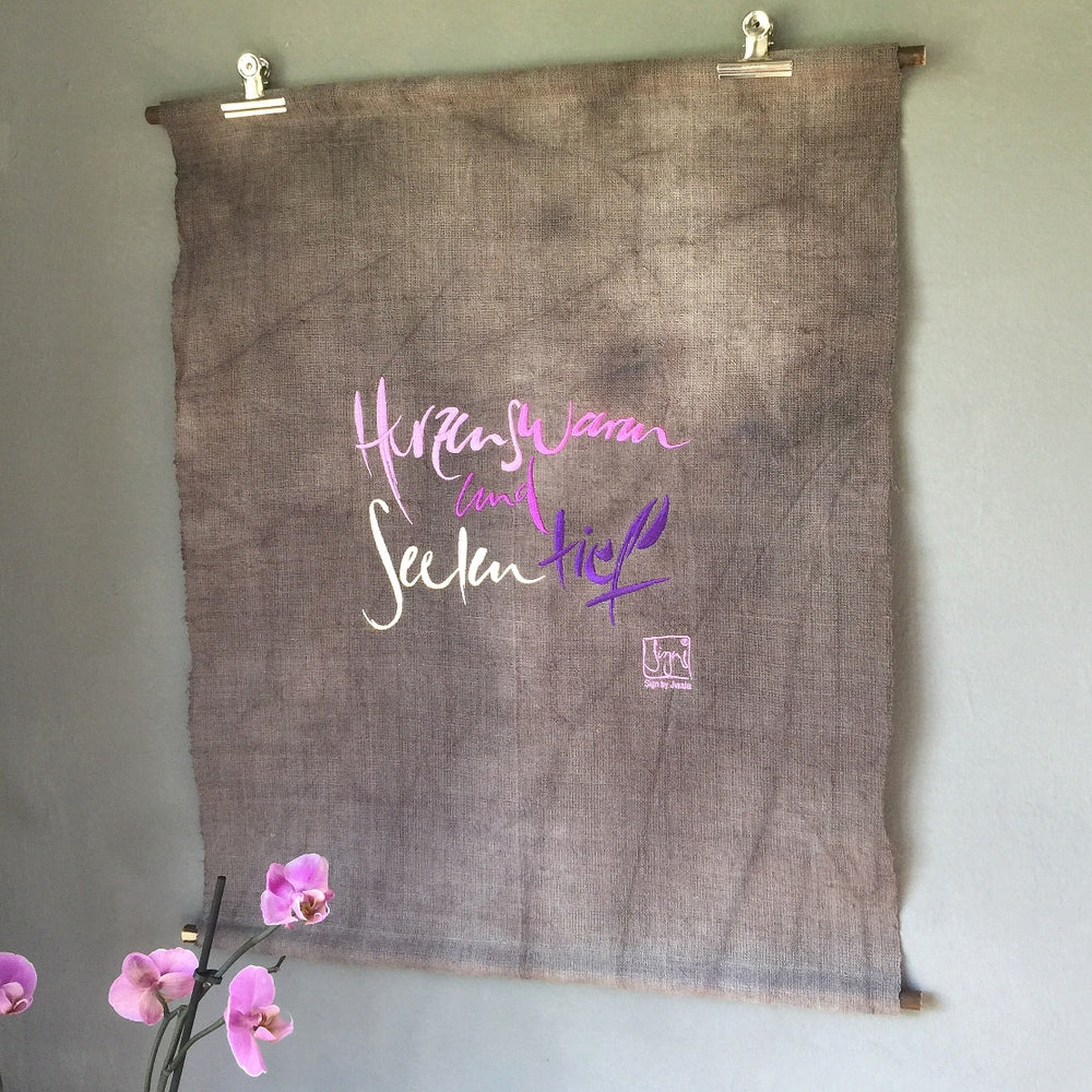 Haussegen "Herzenswarm und Seelentief"