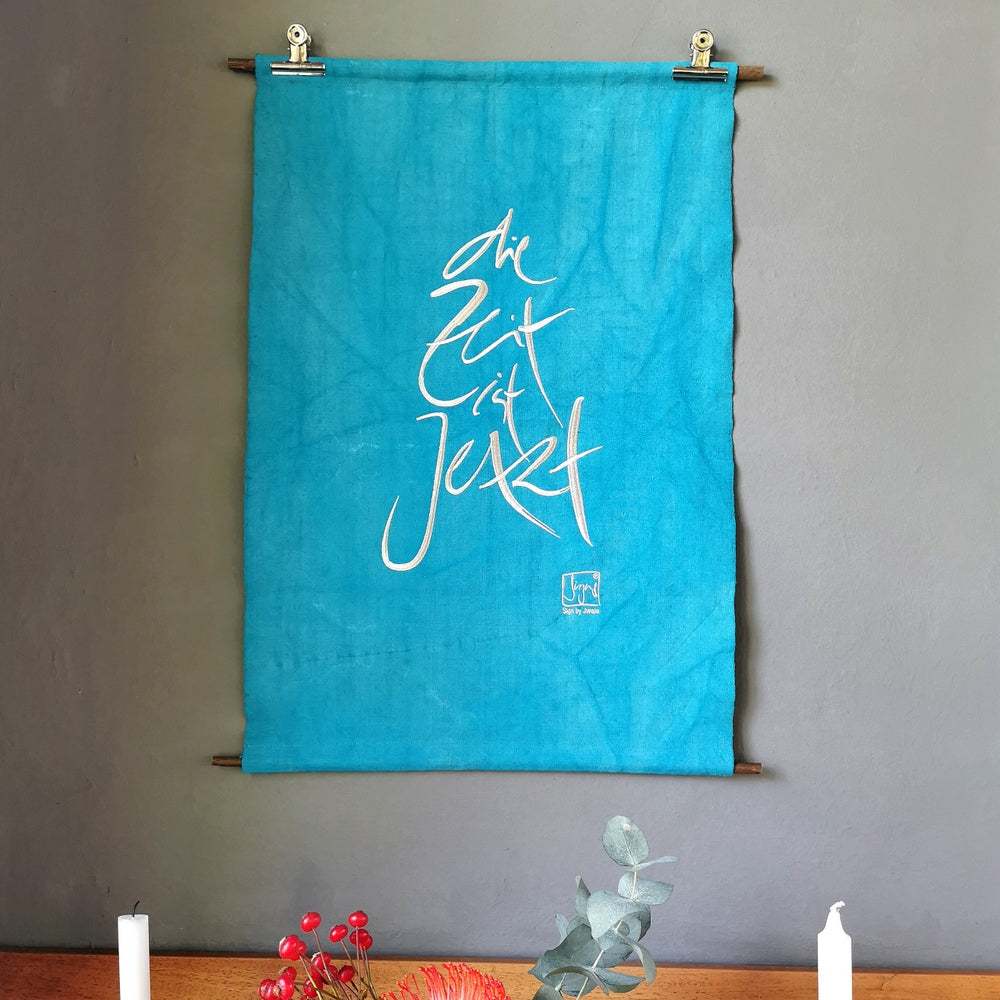 Haussegen "die Zeit ist Jetzt"