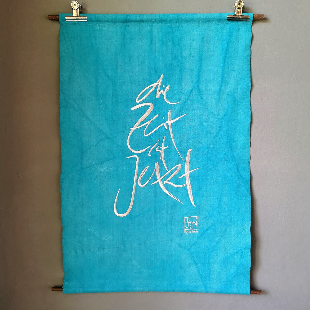 Haussegen "die Zeit ist Jetzt"