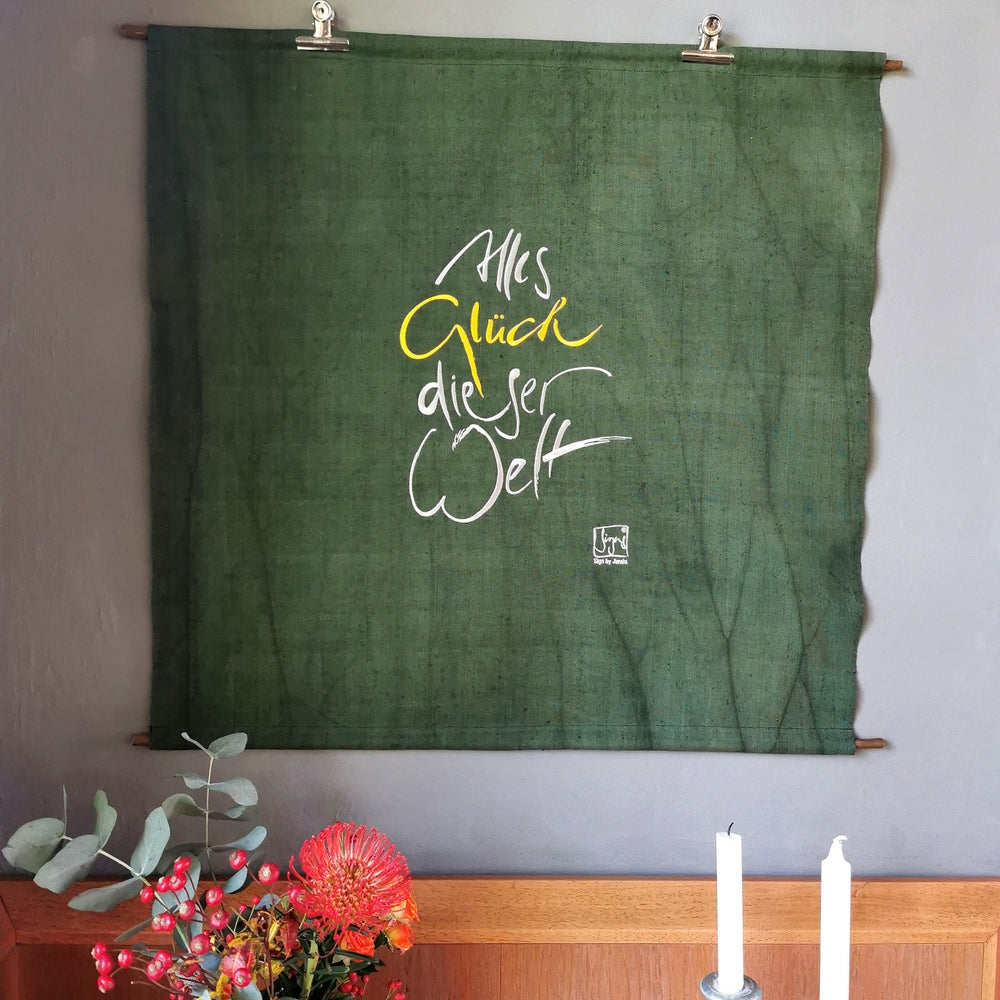 Haussegen "Alles Glück Dieser Welt"