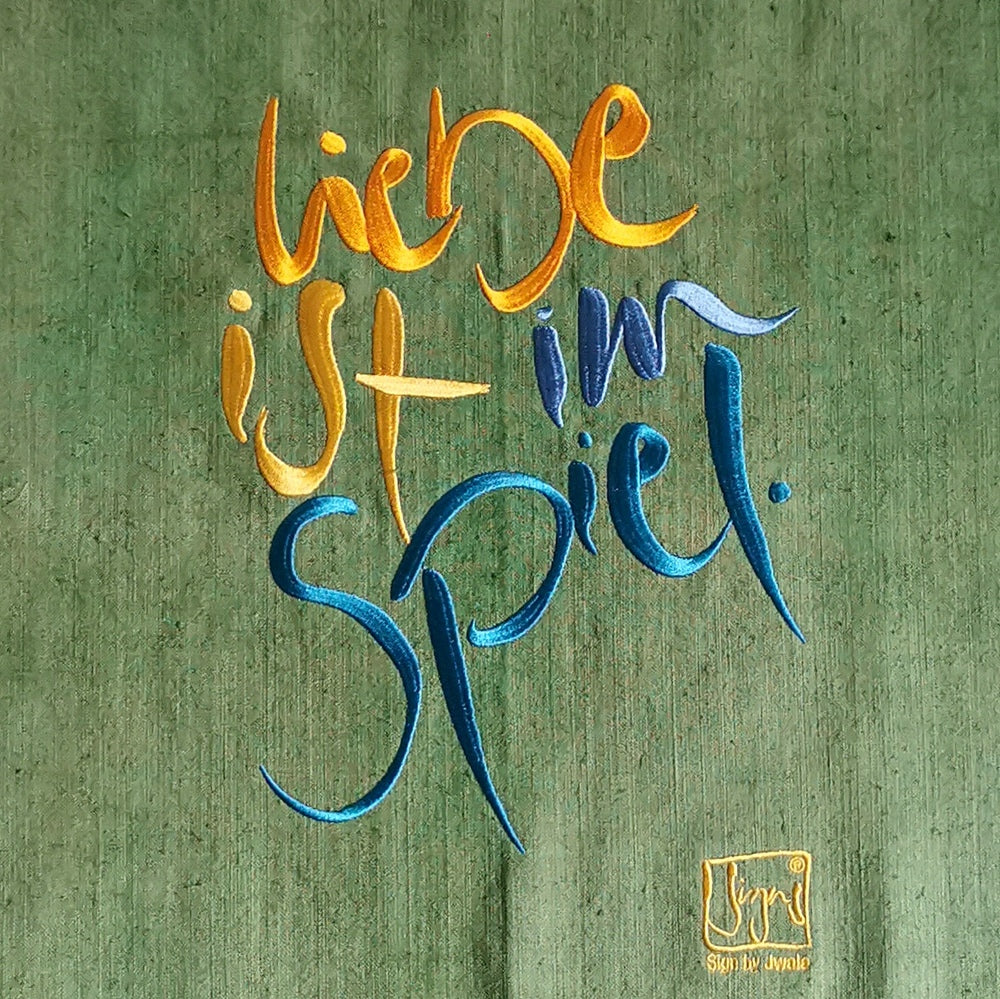 Haussegen "Liebe ist im Spiel"