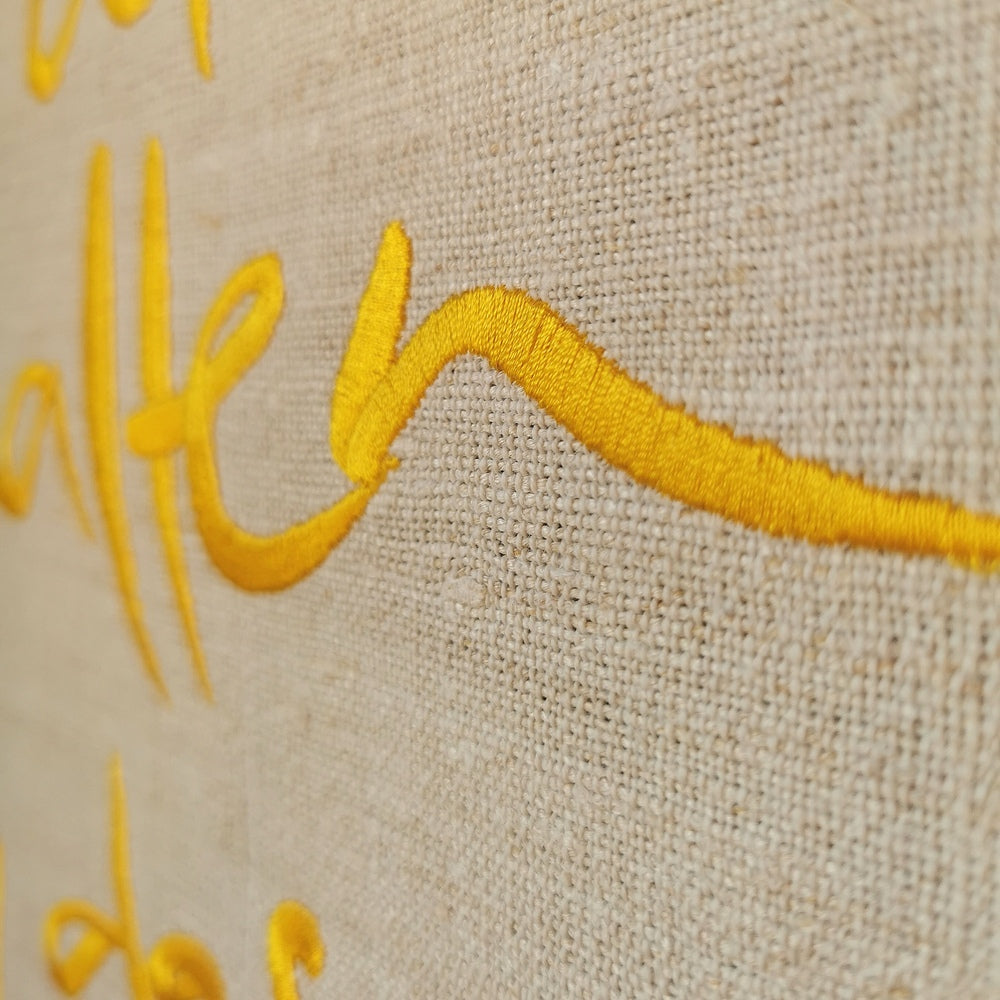 Haussegen "Wir halten das Licht"