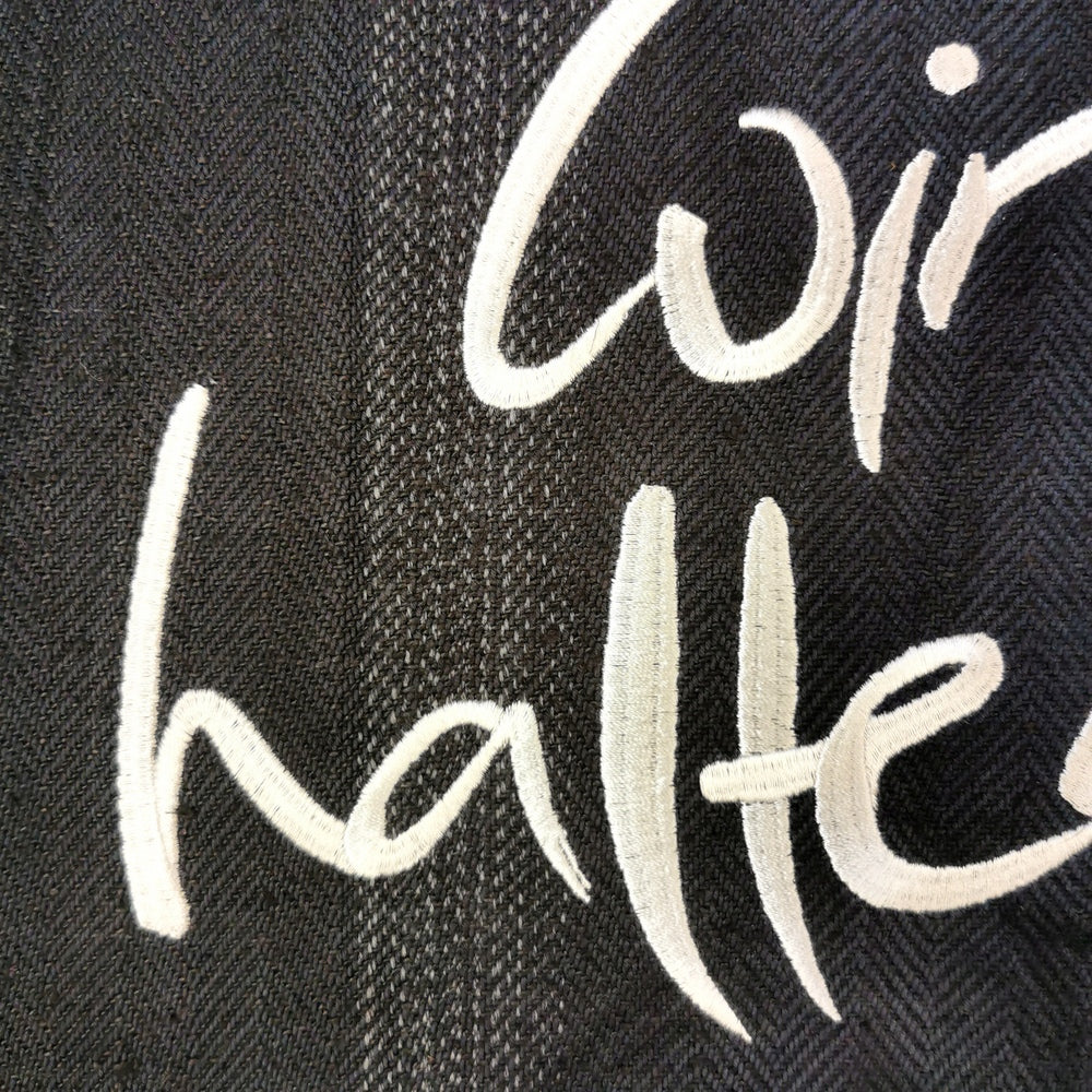 Haussegen "Wir halten das Licht"