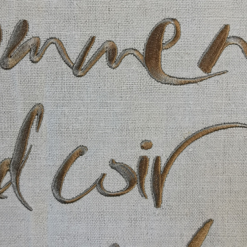 Haussegen "Zusammen sind wir genial"