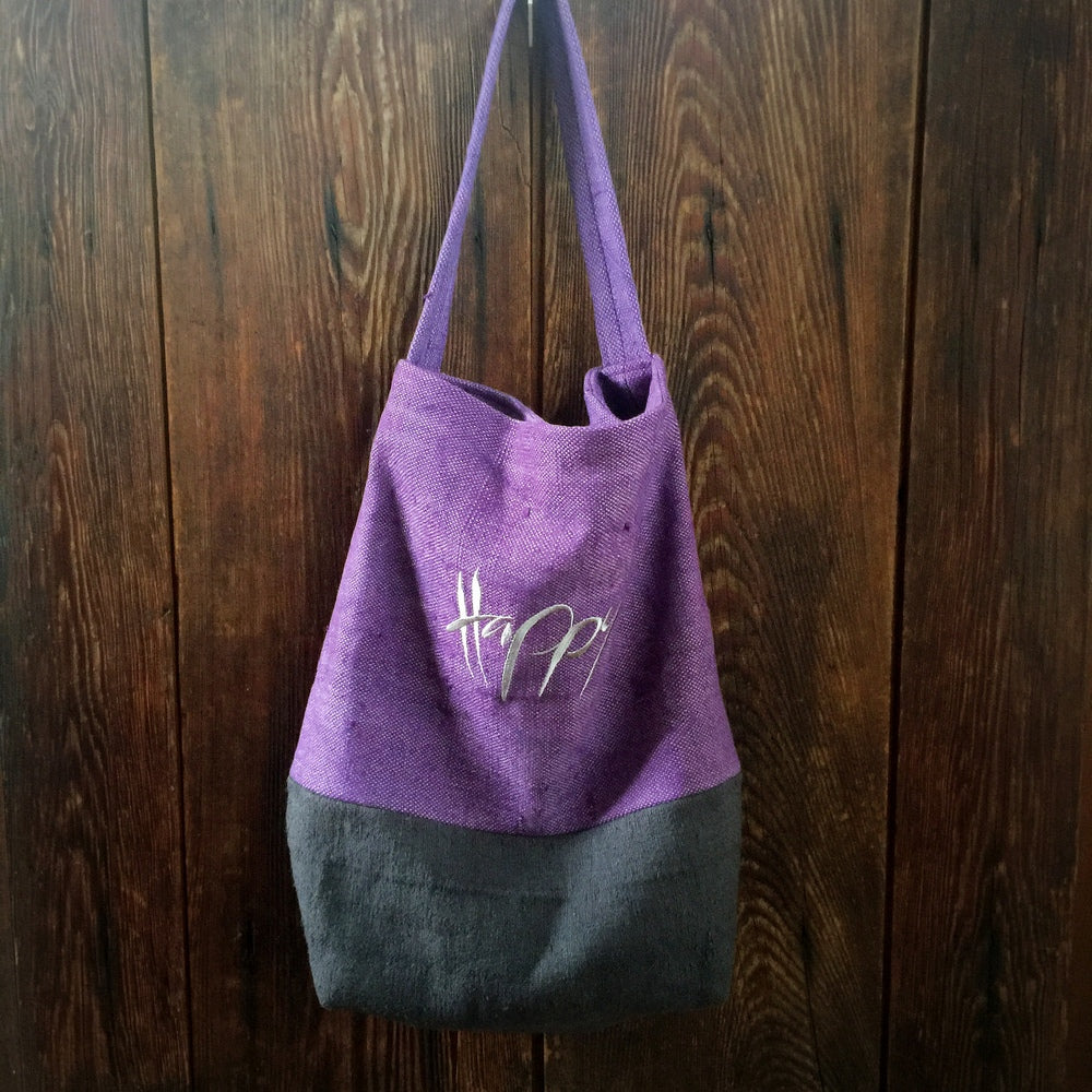 Shopper "Happy" Bauernleinen