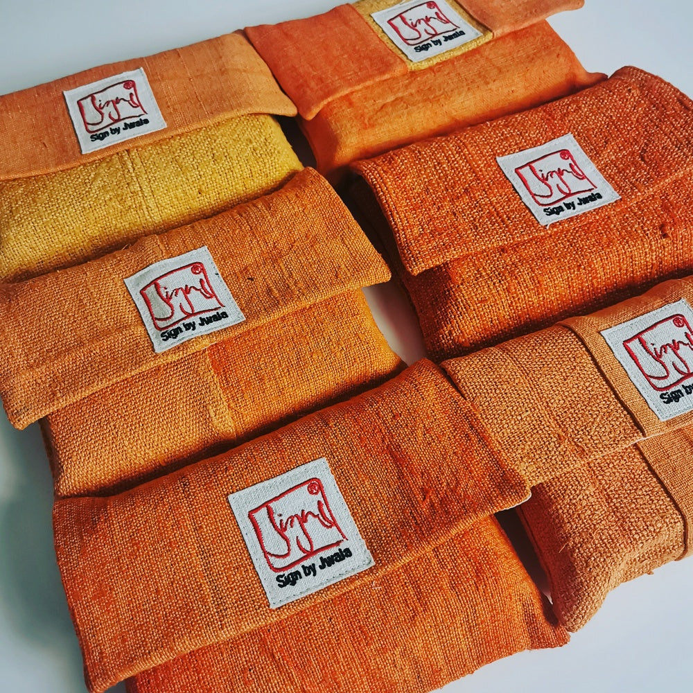 "Fingerzeige" SignKarten-Set "Orange" - Bauernleinen