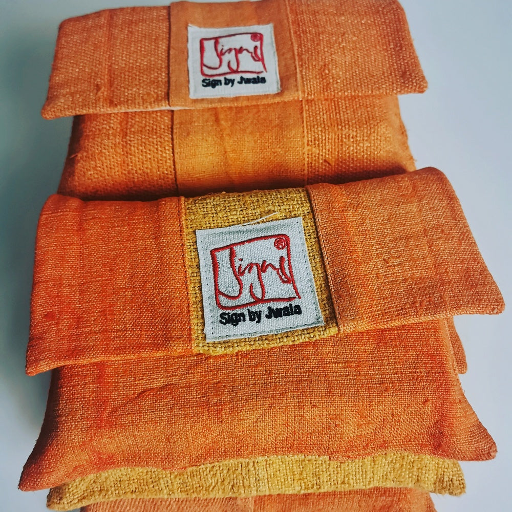 "Fingerzeige" SignKarten-Set "Orange" - Bauernleinen