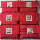 "Fingerzeige" SignKarten-Set "Himbeere" - Bauernleinen