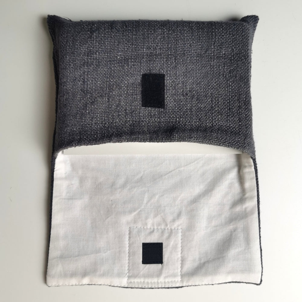 "Fingerzeige" SignKarten-Set "Anthrazit" - Bauernleinen