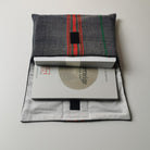 "Fingerzeige" SignKarten-Set "Anthrazit/gestreift" - Bauernleinen