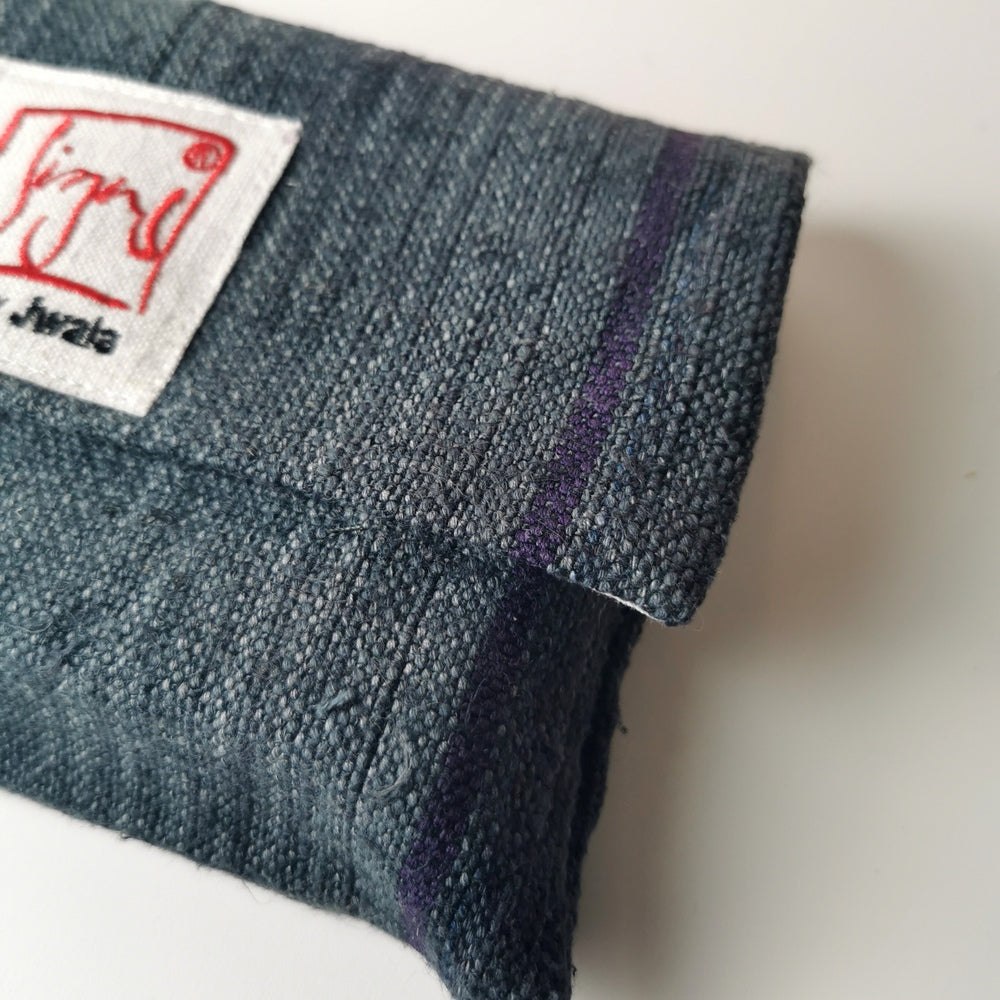 "Fingerzeige" SignKarten-Set "Graphit/gestreift" - Bauernleinen