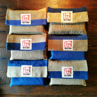 "Fingerzeige" SignKarten-Set "Blau/Sand" - Bauernleinen