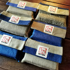 "Fingerzeige" SignKarten-Set "Blau/Sand" - Bauernleinen