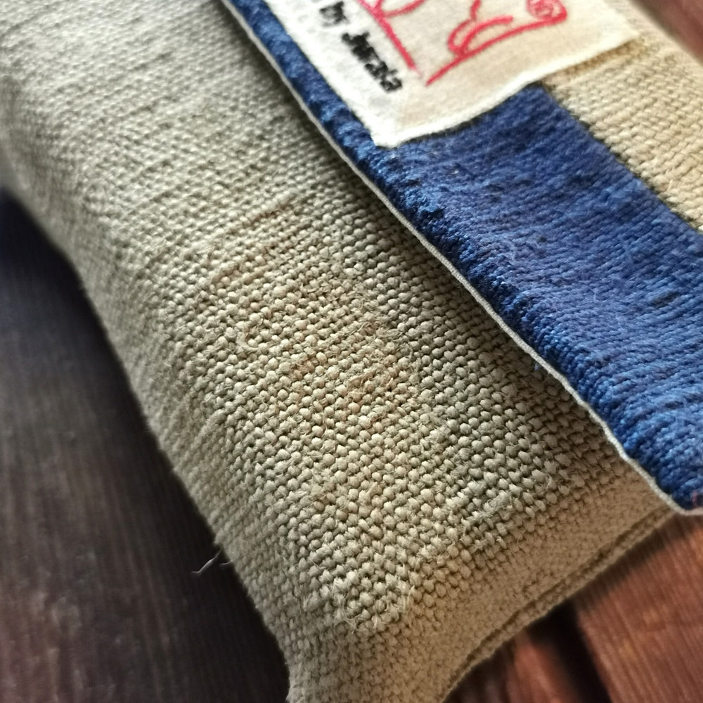 "Fingerzeige" SignKarten-Set "Blau/Sand" - Bauernleinen