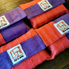 "Fingerzeige" SignKarten-Set "Rot/Lila" - Bauernleinen