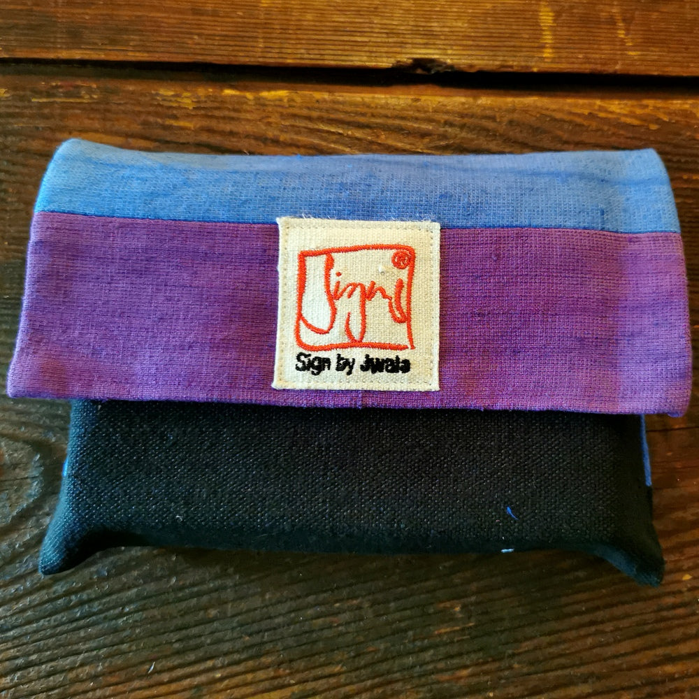 "Fingerzeige" SignKarten-Set "Schwarz/Blau/Lila" - Bauernleinen