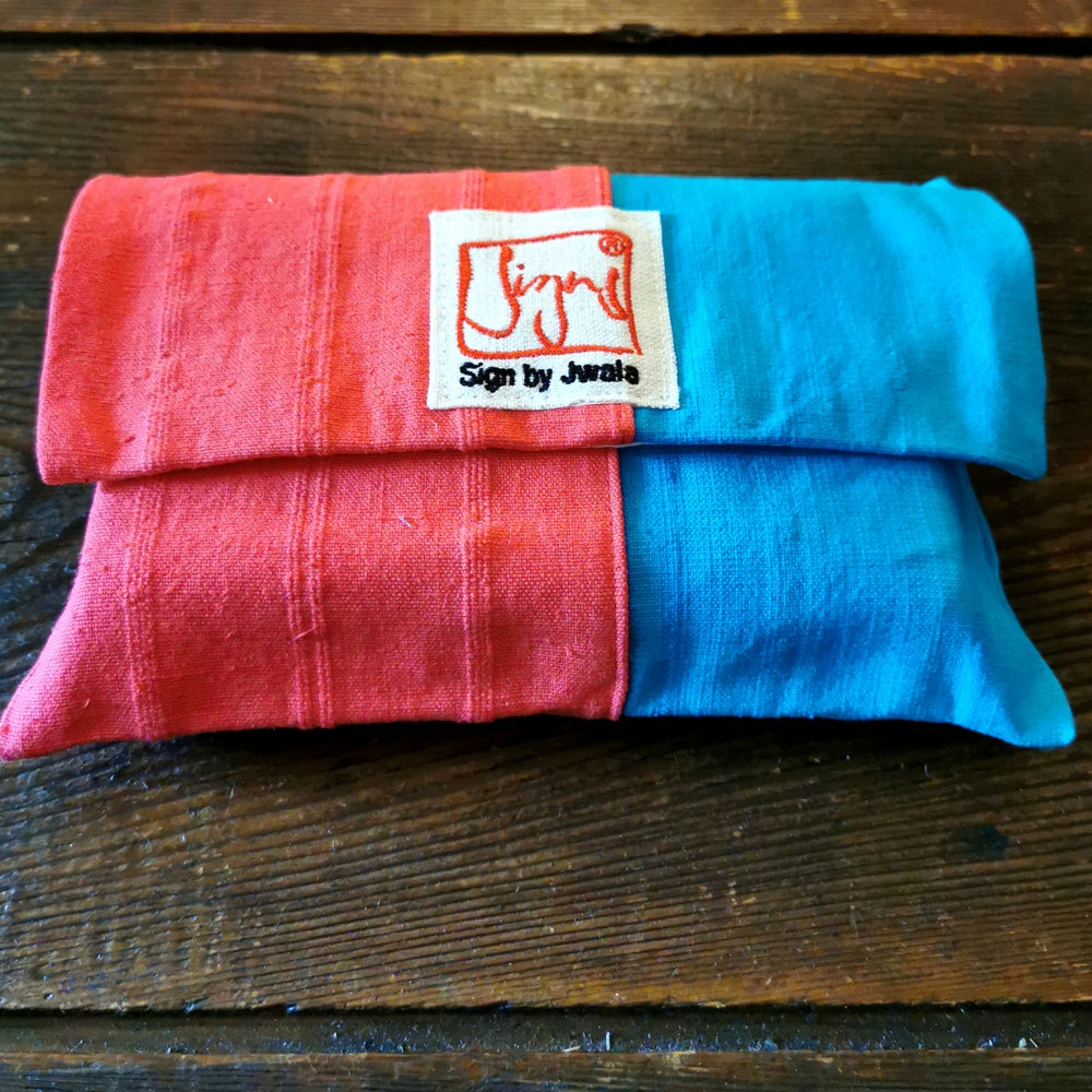 "Fingerzeige" SignKarten-Set "Türkis/Pink" - Bauernleinen