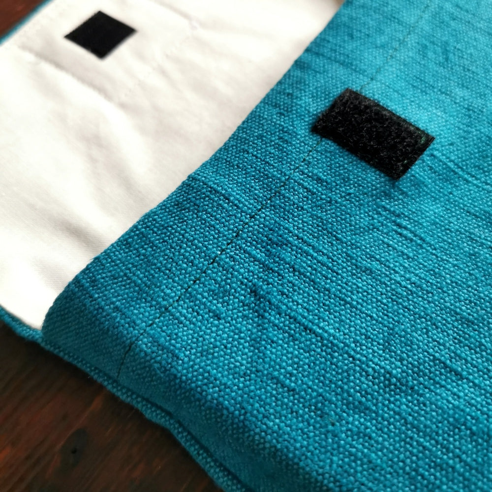 "Fingerzeige" SignKarten-Set "Petrol" Bauernleinen