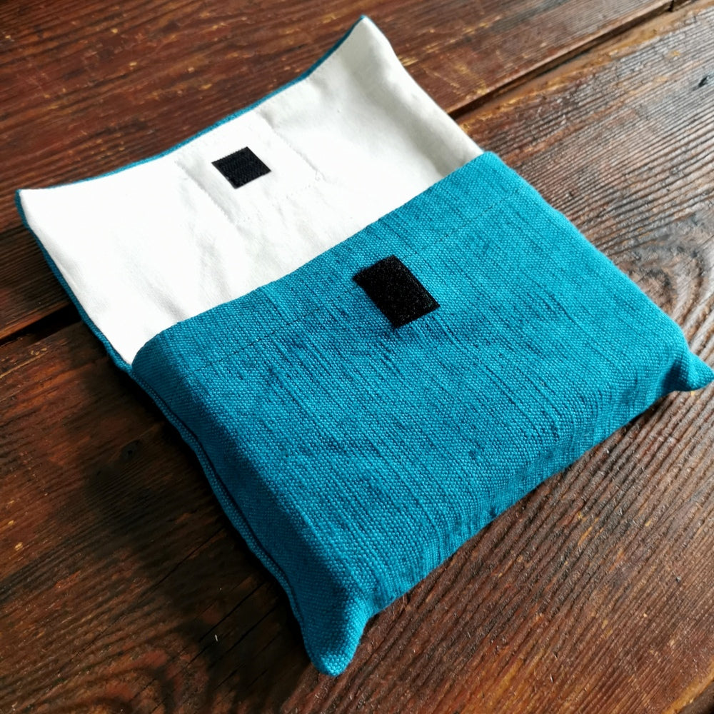 "Fingerzeige" SignKarten-Set "Petrol" Bauernleinen