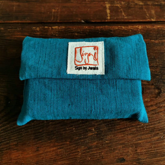 "Fingerzeige" SignKarten-Set "Petrol" Bauernleinen