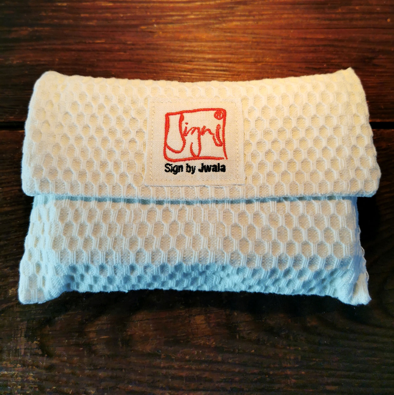 "Fingerzeige" SignKarten-Set "Creme-Waffel" - Bauernleinen