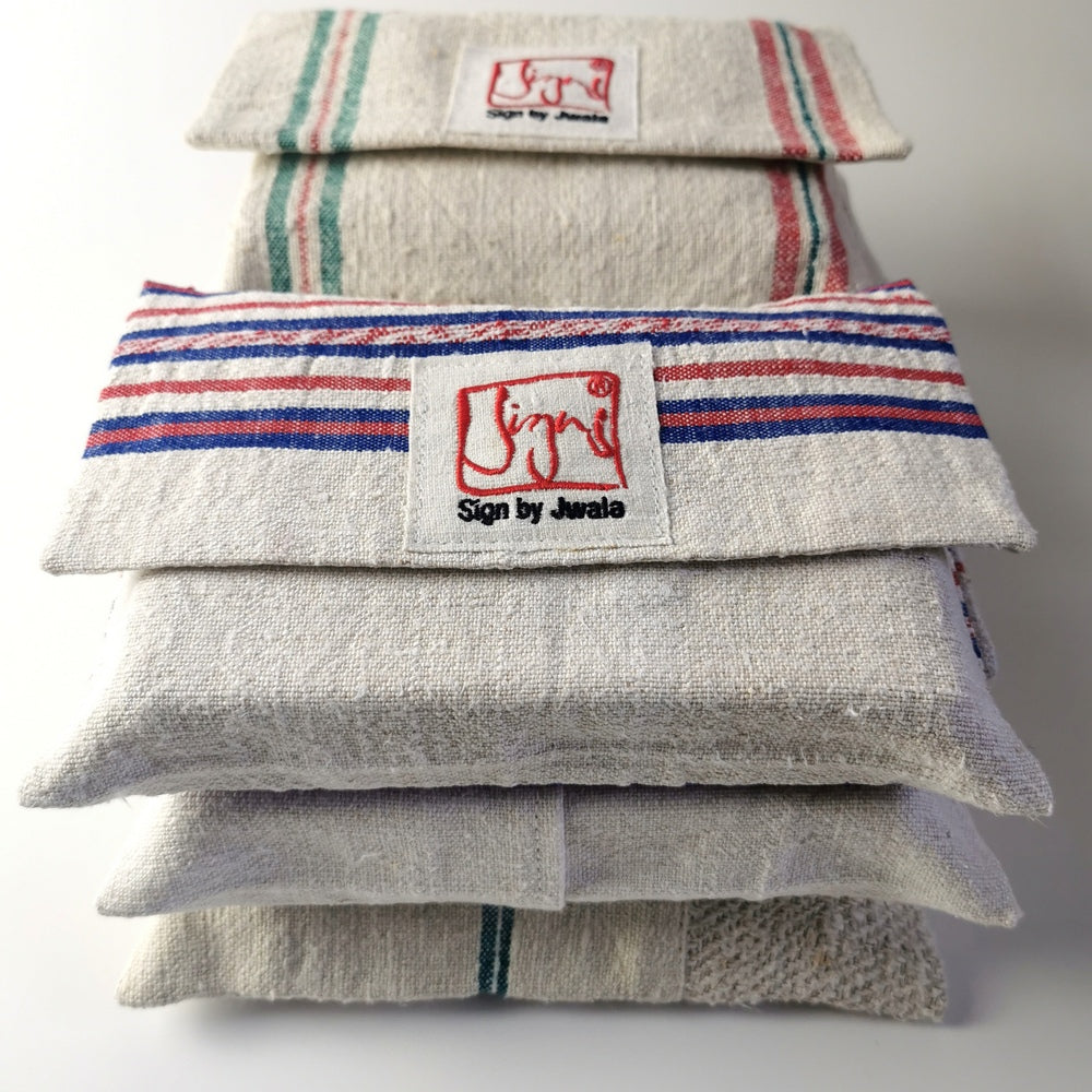 SignKarten-Set "Natur/Gestreift" + Nuss