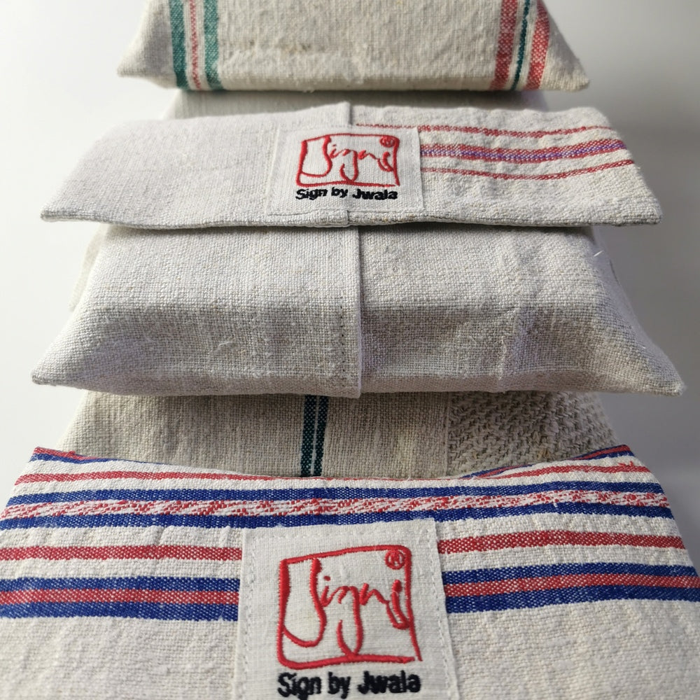 SignKarten-Set "Natur/Gestreift" + Nuss