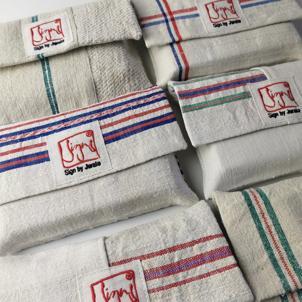 SignKarten-Set "Natur/Gestreift" + Nuss