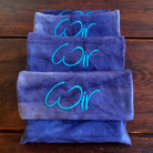 WIR-Karten-Set + WIR-Bauernleinentasche - Jeansblau (Batik)