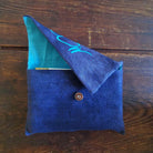 WIR-Karten-Set + WIR-Bauernleinentasche - Jeansblau (Batik)