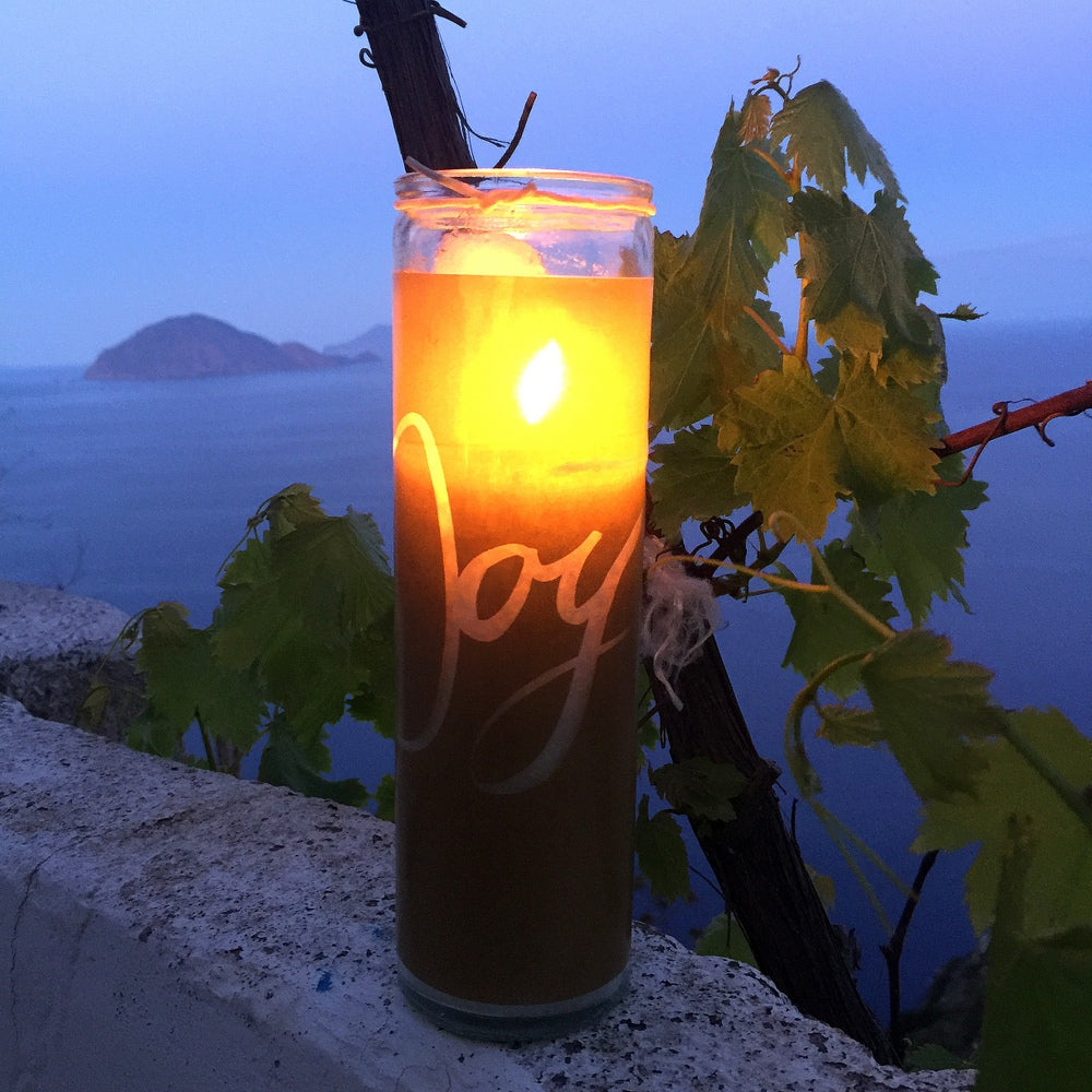 SignKerze "Joy"