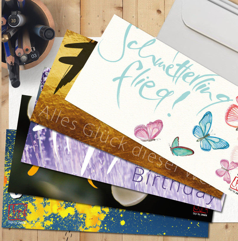 Klappkarten-Mischung 4