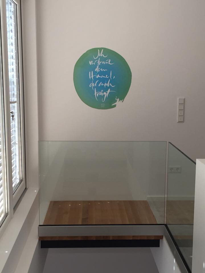 Wandtattoo "Ich vertraue dem Himmel..."