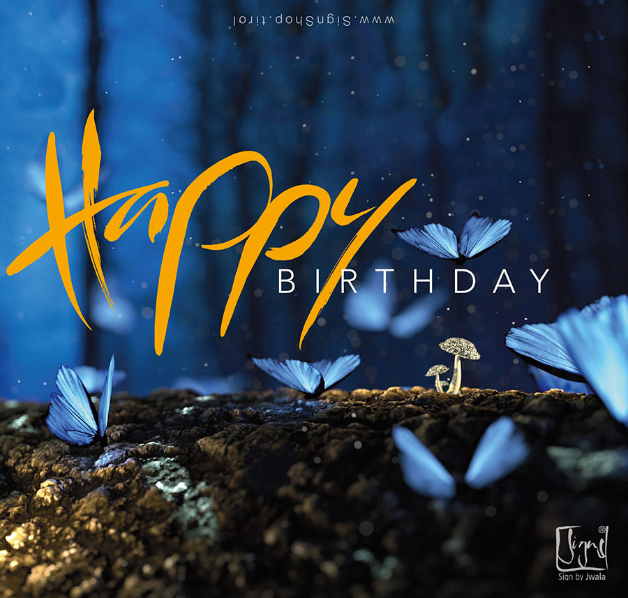 Klappkarte „Happy Birthday" 2