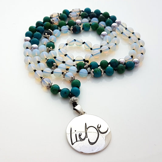 Liebe-Mala (Chrysokoll/Rek. Mondstein)