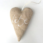 Bauernleinen-Herz "Liebe"