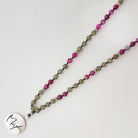 Mut-Mala (Achat Pink/Labradorit)