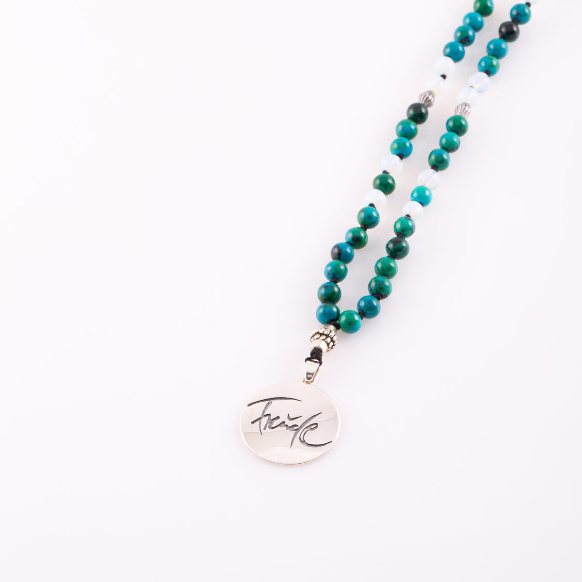 Freude-Mala (rekonstruierter Mondstein/Chrysokoll)