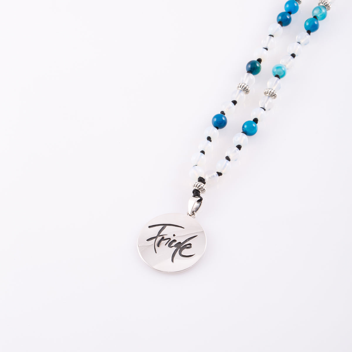 Friede-Mala (Rekonstruierter Mondstein/Achat blau)