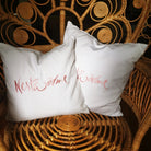 Bauernleinen Zirbenkissen "Nestwärme" 45x45 cm