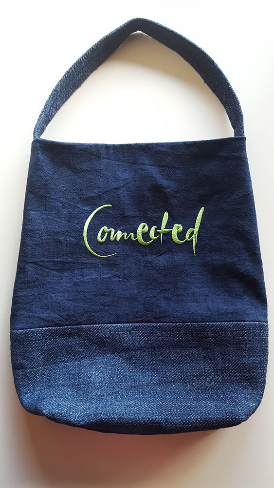 Shopper "Connected" Bauernleinen