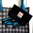 Shopper "Freude" Karo Türkis