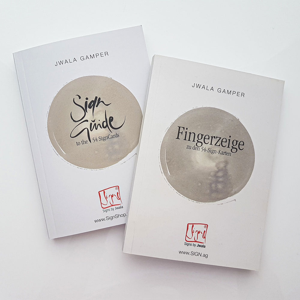 SignGuide - die "Fingerzeige" in English (Ohne Tasche)