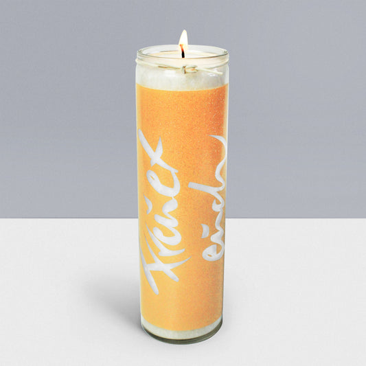 SignKerze "Freuet euch"