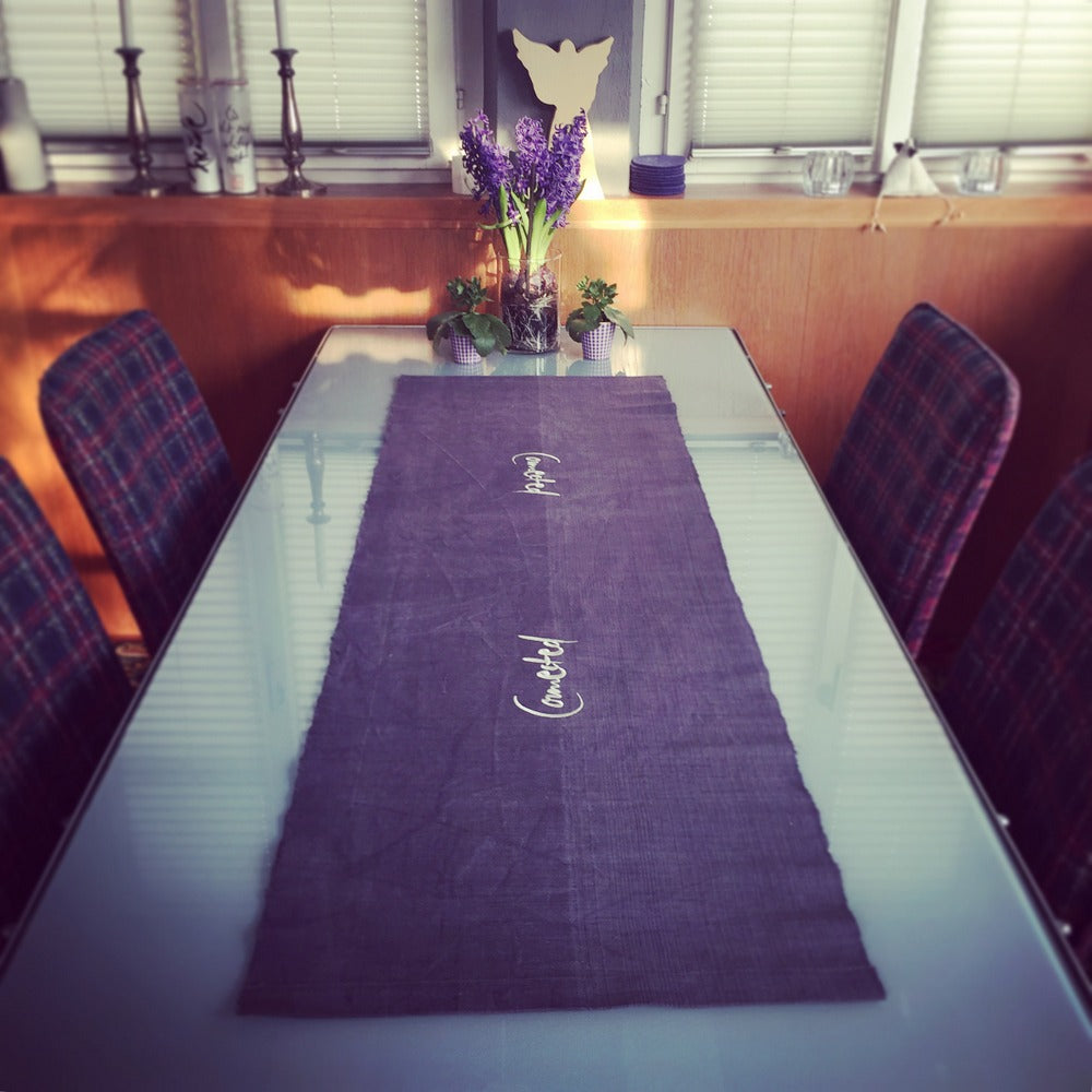 Tischläufer "Connected" Bauernleinen